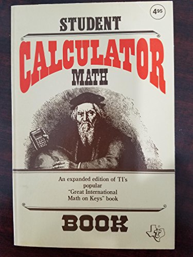 Student Calculator Math Book