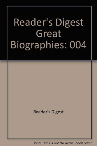 Reader's Digest Great Biographies
