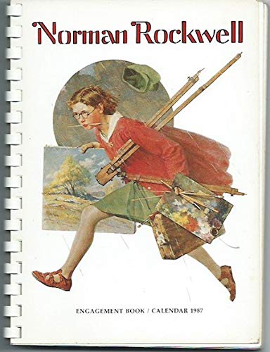 Norman Rockwell Engagement Book Calendar 1987