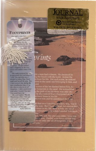 Footprints Journal with Bookmark