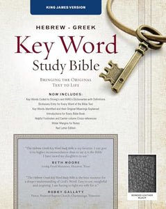 KJV Hebrew-Greek Key Word Study Bible Black, The 