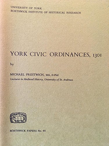 York Civic Ordinances, 1301