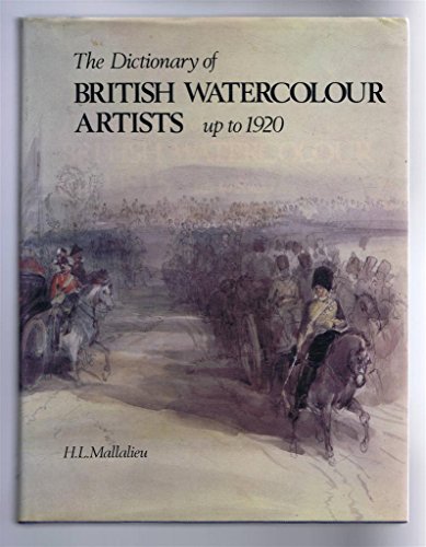 Dictionary of British Watercolour Artists Up to 1920