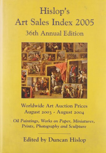 Art Sales Index 2005