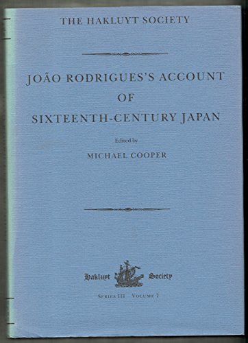Joao Rodrigues's Account of Sixteenth-Century Japan