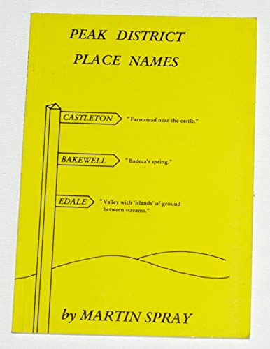 Peak District Place Names
