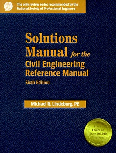 Solutions Manual for the Civil Engineering Reference Manual