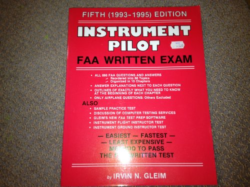 Instrument Pilot FAA Written Exam