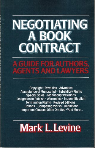 Negotiating a Book Contract