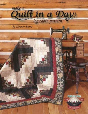 Log Cabin Pattern - Make a Quilt in a Day