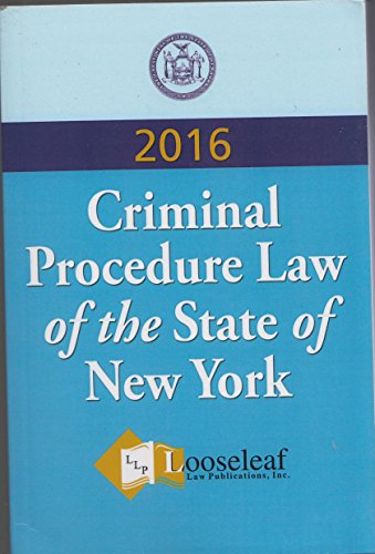 Criminal Procedure Law, N. Y. S.