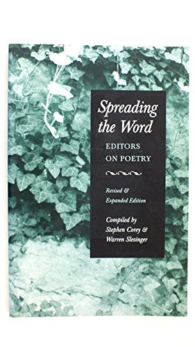 Spreading the Word: Editors on Poetry