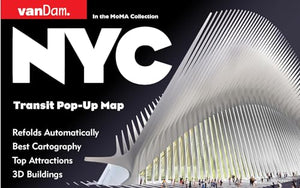 NYC Transit Unfolds Pop-Up Map by Vandam