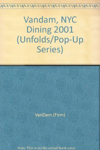Vandam NYC Dining  UnfoldsPopUp Series