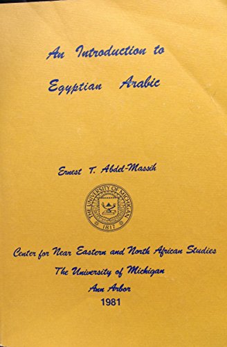 An Introduction to Egyptian Arabic