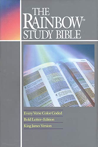 Bible Kjv Rainbow Study Burg
