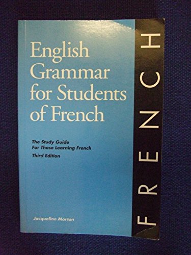 English Grammar for Students of French