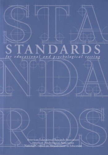 Standards for Educational and Psychological Testing