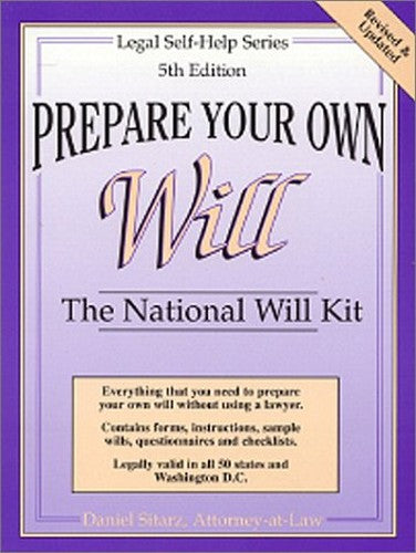 Prepare Your Own Will, 5th Edition
