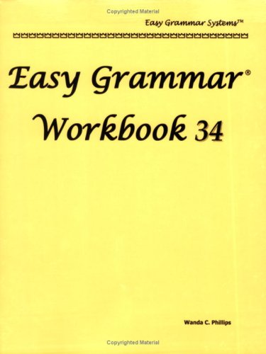 Easy Grammar Workbook 34