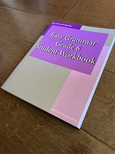 Easy Grammar Grade 6 Student Workbook