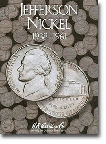 H.E. Harris(r) Coin Folder - Jefferson Nickels Collection #1: 1938-1961