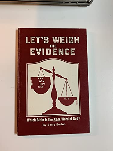 Let's Weigh the Evidence
