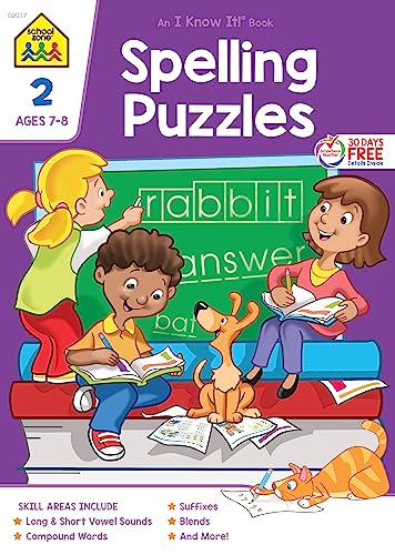 Spelling Puzzles Grade 2-Workbook