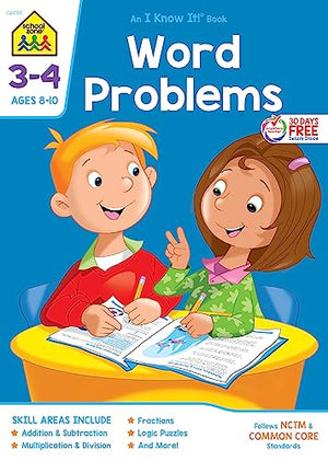 School Zone 3-4 Story Problems