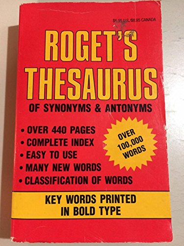 Roget's Thesaurus