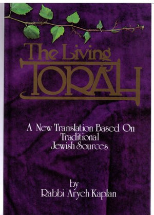 The Living Torah English Edition with Haftarot, Bibliography, & Index