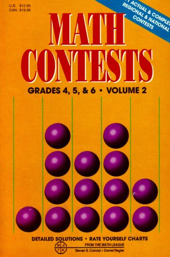 Math Contests - Grades 4, 5, and 6 Vol. 2