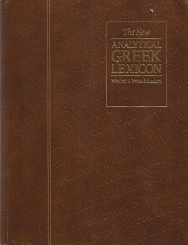 New Analytical Greek Lexicon