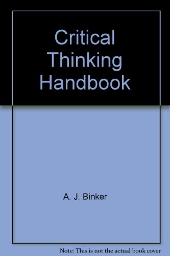 Critical Thinking Handbook, K-3