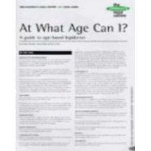 At What Age Can I?
