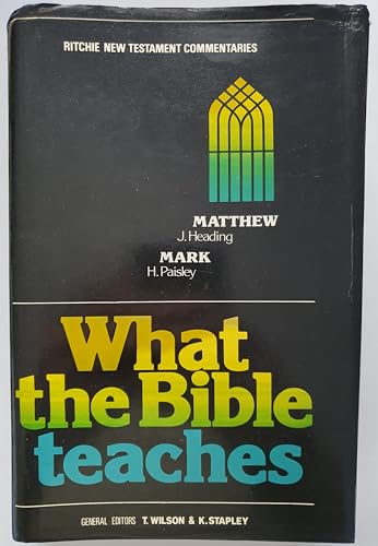 What the Bible Teaches