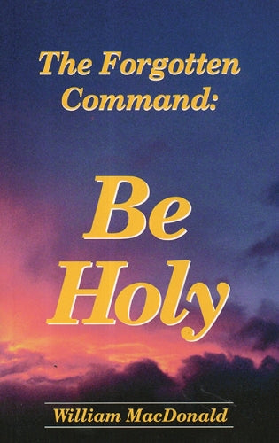 Be Holy