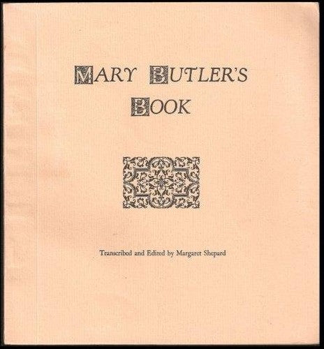 Mary Butler's Book