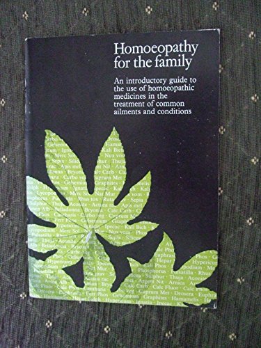 Homoeopathy for the Family