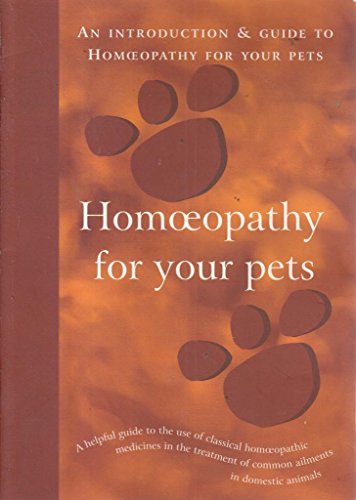 Homoeopathy for Your Pets