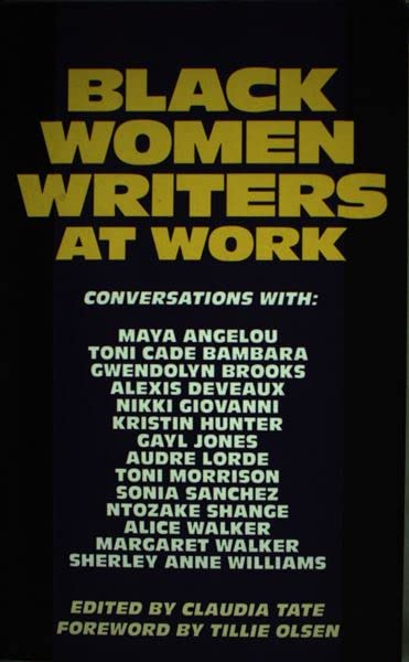 Black Women Writers at Work