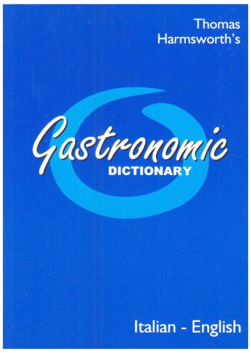 Gastronomic dictionary italian/english