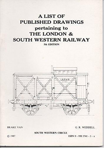 A list of published drawings pertaining to the London & South Western Railway