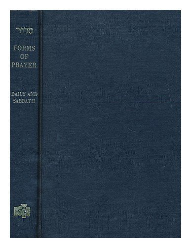 Forms of Prayer for Jewish Worship