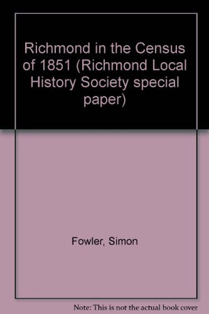 Richmond in the Census of 1851