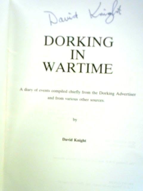 Dorking in Wartime