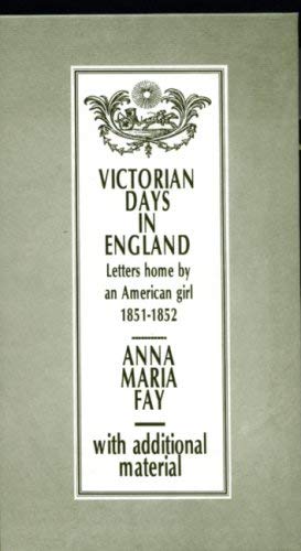 Victorian Days in England