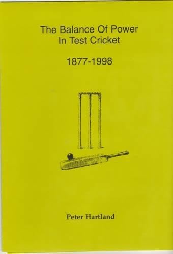Balance of Power in Test Cricket, 1877-1998