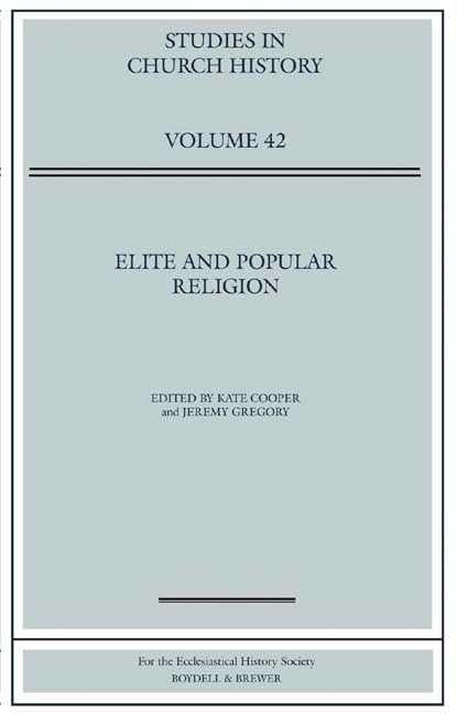 Elite and Popular Religion