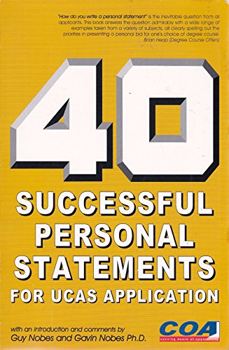 40 Successful Personal Statements